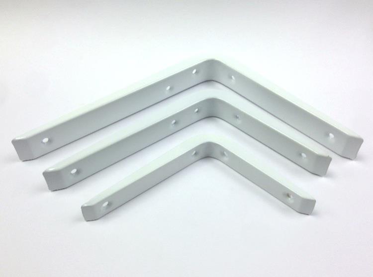 Reinforced Cant Bracket White 250x200mm AC Sissling